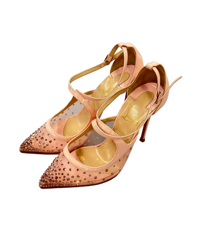 訳あり Christian Louboutin ストラップパンプス レディース SIZE 35 1/2 クリスチャンルブタン