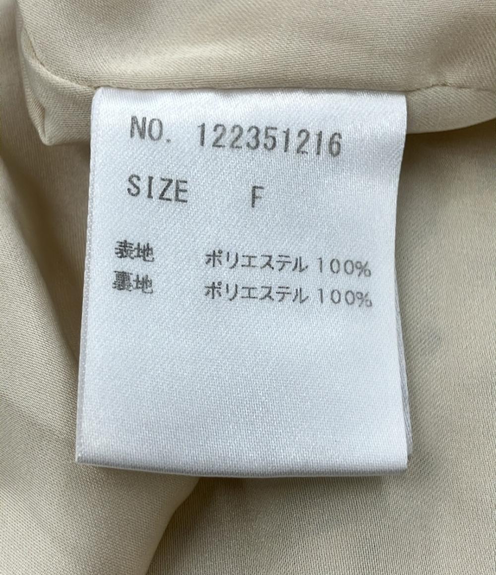 Estella.K プリーツ長袖ワンピース ドット柄 122341216 レディース SIZE F (M) エステラケー
