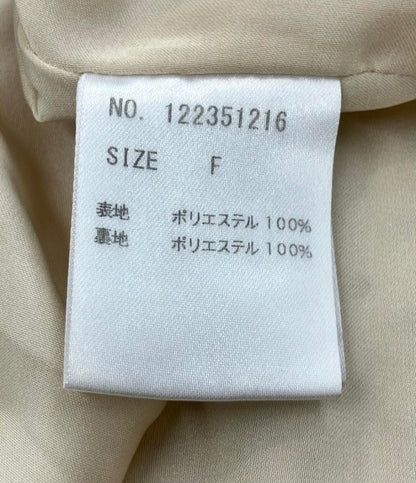 Estella.K プリーツ長袖ワンピース ドット柄 122341216 レディース SIZE F (M) エステラケー