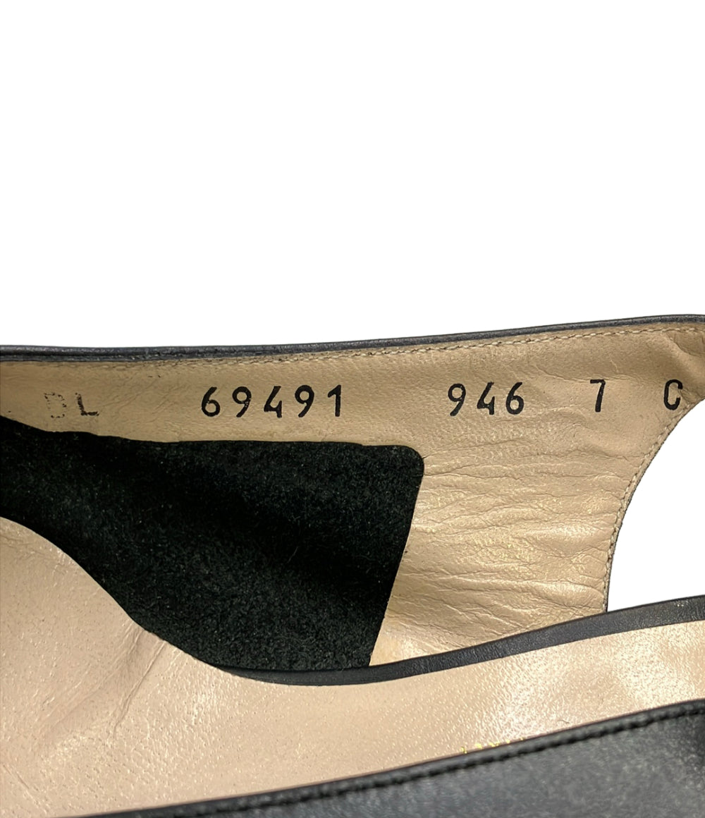 Salvatore Ferragamo バックバンドパンプス ヴァラ レディース SIZE 7 サルヴァトーレフェラガモ