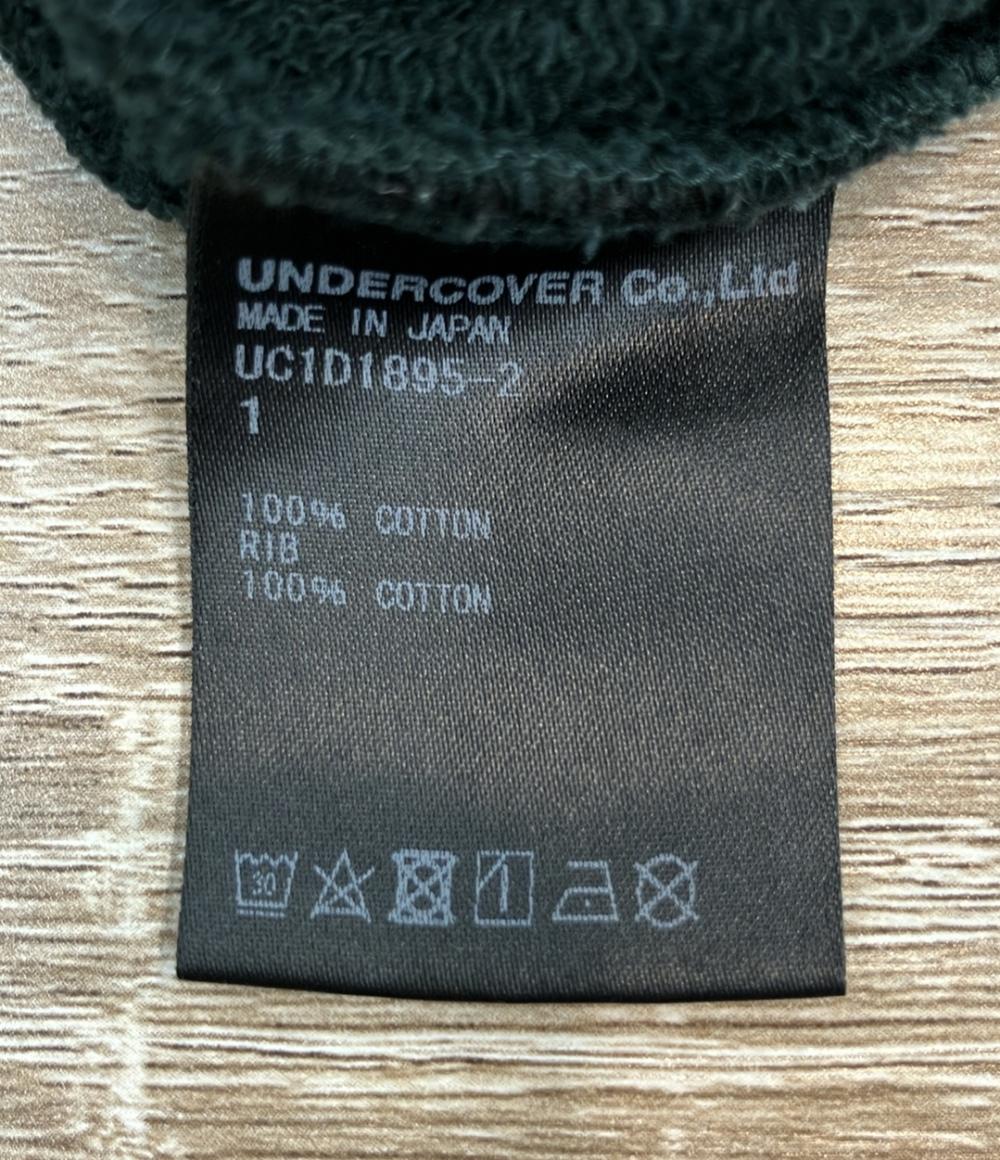 UNDERCOVER スウェットシャツ ダークグリーン プルオーバー グラフィックプリント UC1D1895-2 レディース SIZE 1 (S) アンダーカバー