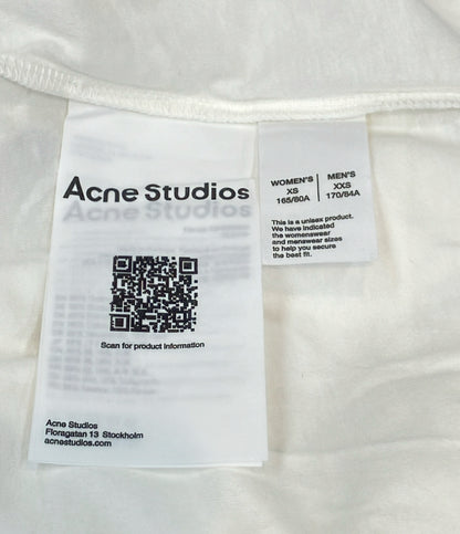 Acne Studios 長袖Tシャツ ラインストーン ロゴプリント FN-UX-TSHI000231 レディース SIZE XS アクネ ストゥディオズ