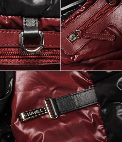 美品 CHANEL トートバッグ シルバー金具 コココクーン スモール レディース シャネル