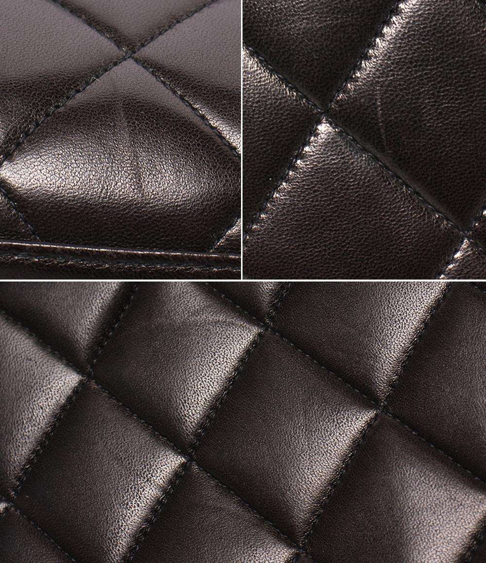 CHANEL ショルダーバッグ ラムスキン ココマーク ゴールド金具  2番台 斜め掛け マトラッセ レディース シャネル