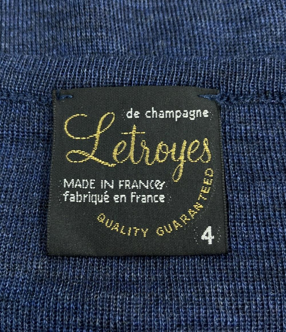 ルトロワ クルーネック長袖ニット メンズ SIZE 4 (M) Letroyes