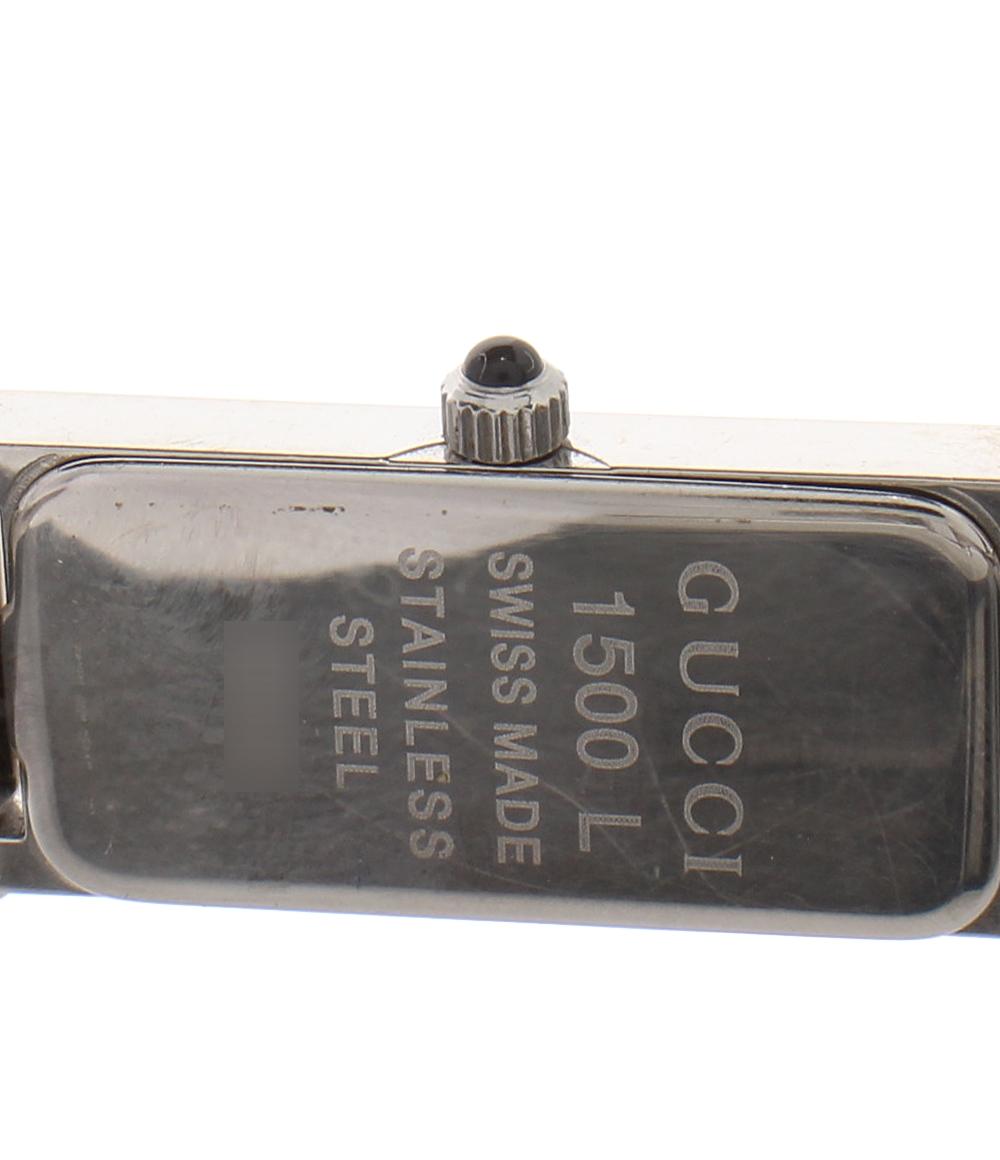 GUCCI 腕時計 クオーツ シルバー 1500L レディース グッチ – Rehello