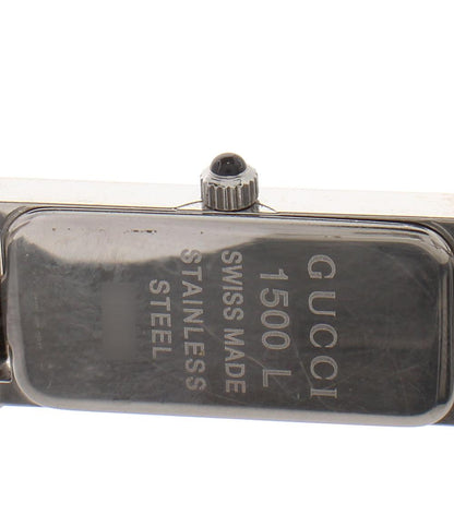 GUCCI 腕時計 クオーツ シルバー 1500L レディース グッチ