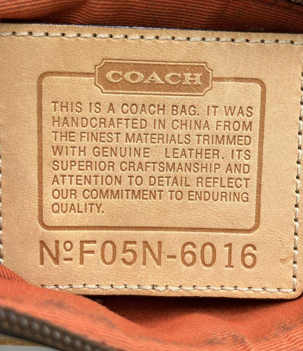 COACH ショルダーバッグ 斜め掛け シグネチャー 6016 レディース コーチ