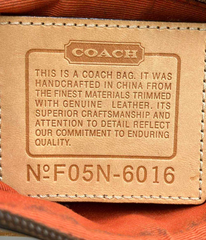 COACH ショルダーバッグ 斜め掛け シグネチャー 6016 レディース コーチ