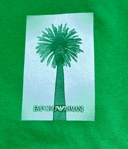 美品 エンポリオ・アルマーニ プルオーバーパーカー ヤシフォト メンズ SIZE M (M) Emporio Armani