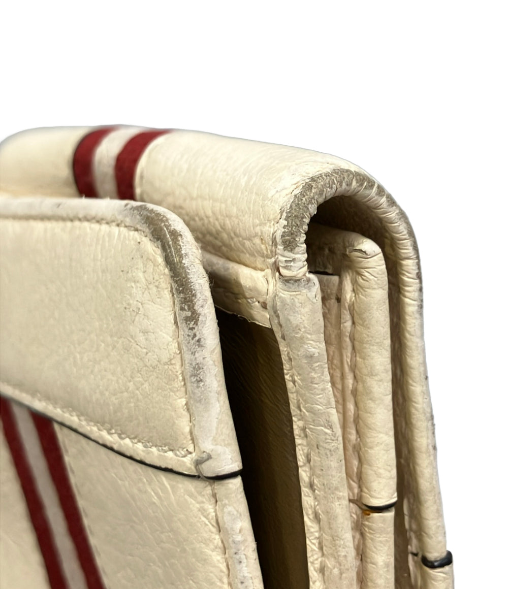 BALLY 二つ折り財布 Wホック レディース バリー
