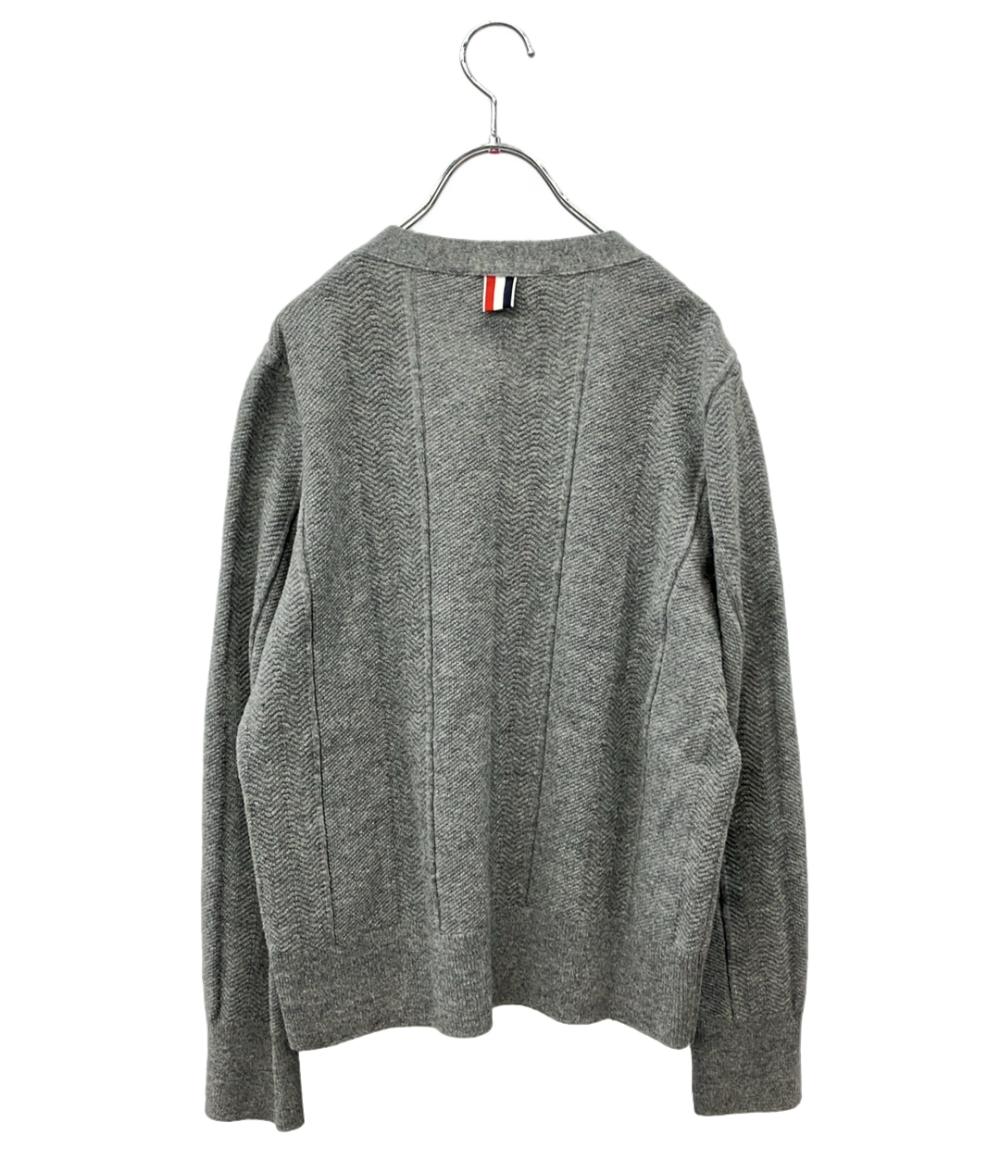 THOM BROWNE 長袖ガーディアン アンサンブル ニット グレー FKC410A-Y1005055 レディース SIZE 40 (S) トムブラウン