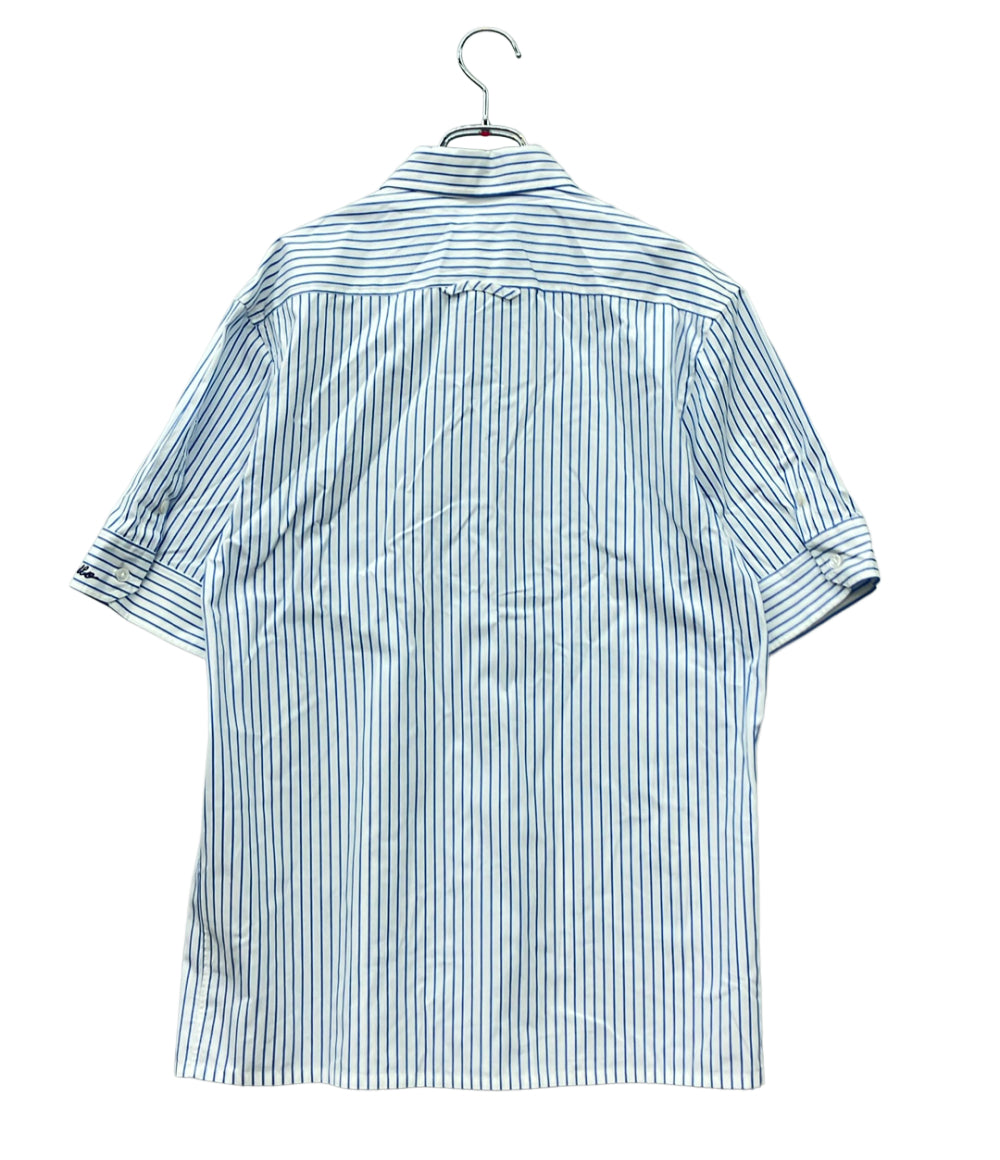 美品 MADISONBLUE 半袖シャツRELAXED FIT SH P.STRIPE MB231-5020 レディース SIZE 00 (XS) マディソンブルー