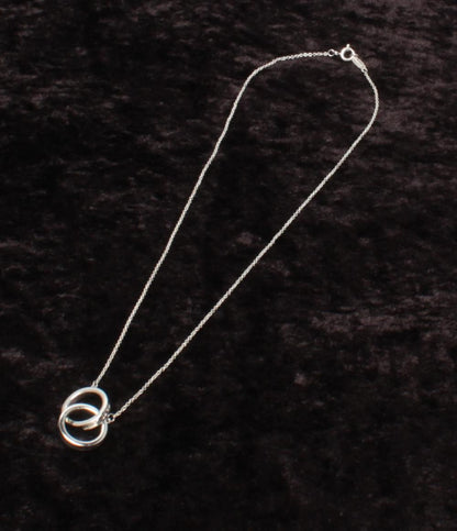 美品 ティファニー ネックレス SV925 1837 ダブルサークル レディース TIFFANY&Co.