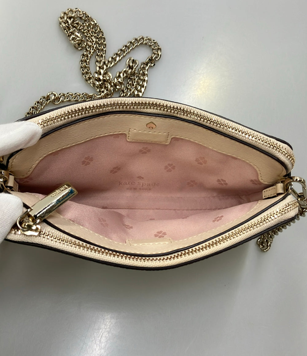 Kate Spade ショルダーバッグ 斜め掛け チェーン レザー レディース ケイトスペード