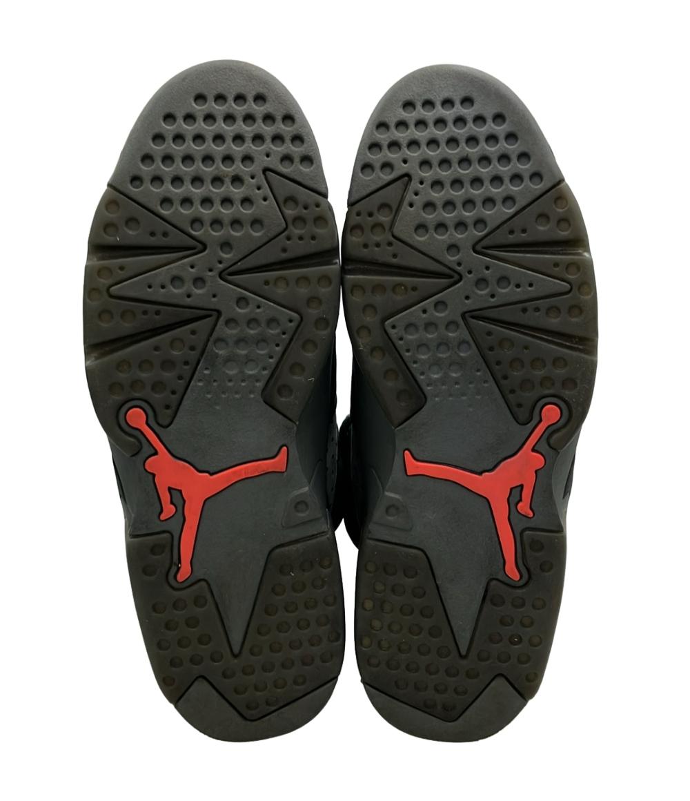 AIR JORDAN NIKE ミドルカットスニーカー アイアングレー/インフラレッド23-ブラック エアジョーダン 6 レトロ PSG CK1229-001 メンズ SIZE 28.0 (XL)