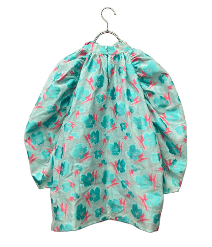Drawer 長袖ブラウス フラワージャカード 花柄 6521-299-1066 レディース SIZE 38 (S)