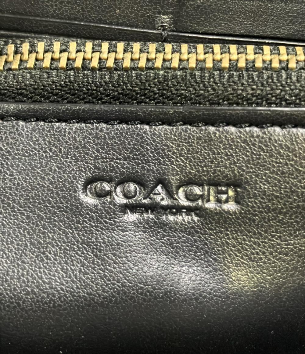 COACH ラウンドファスナー長財布 シグネチャー F25517 メンズ コーチ