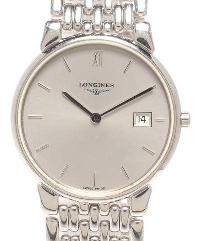 LONGINES 腕時計 グランドクラシック クオーツ シルバー L5.632.4 メンズ ロンジン
