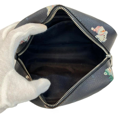 コーチ る ポーチ 雪だるま柄 レディース COACH