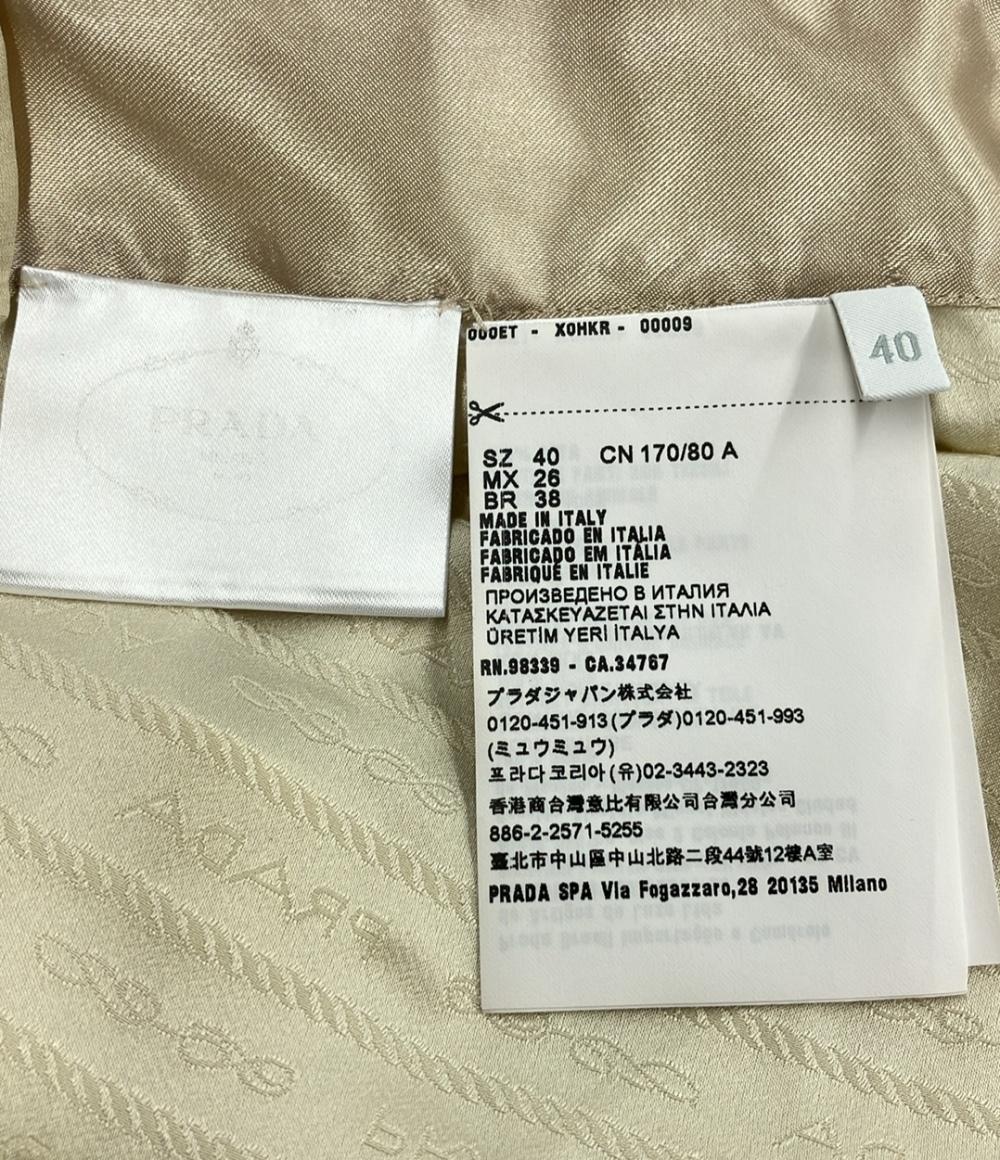 美品 プラダ チューブトップ クレープデシンジャガードトップ レディース SIZE 40 (S) PRADA