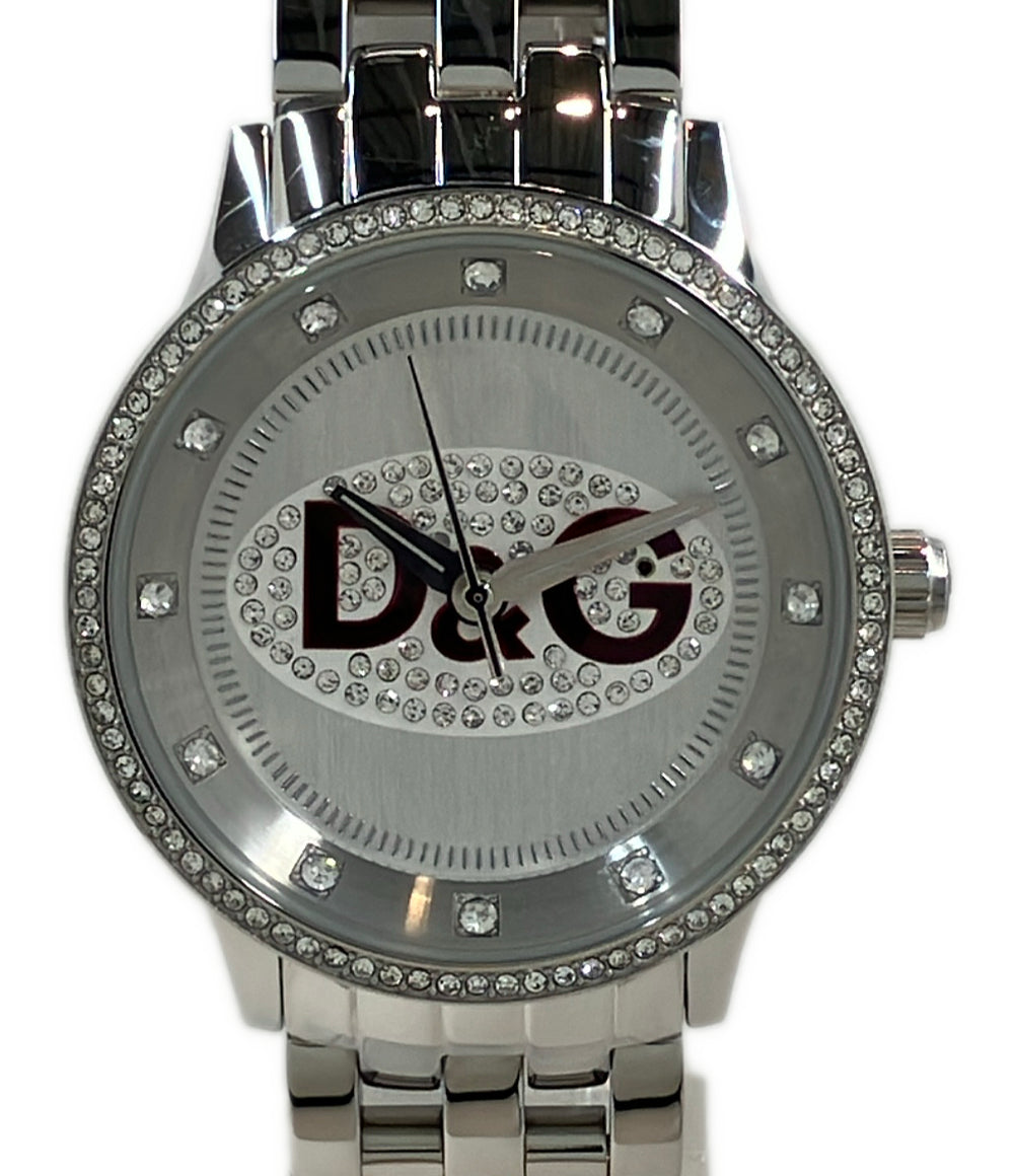 美品 D&G 腕時計 プライムタイム クオーツ DW0144 レディース メンズ ディーアンドジー