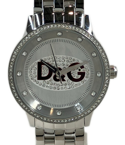 美品 D&G 腕時計 プライムタイム クオーツ DW0144 レディース メンズ ディーアンドジー