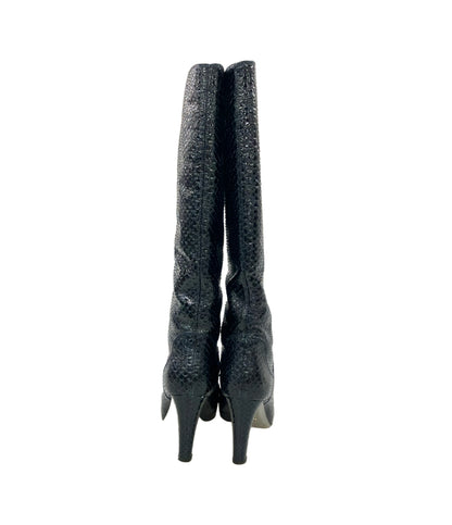 Sergio Rossi ロングブーツ パイソン レディース SIZE 35 (22.5cm) セルジオロッシ