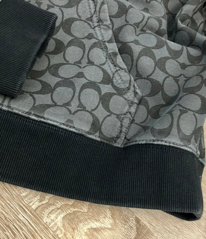 COACH パーカー ジップ シグネチャーモノグラム シグネチャー ジップアップパーカー メンズ SIZE LARGE (L) コーチ