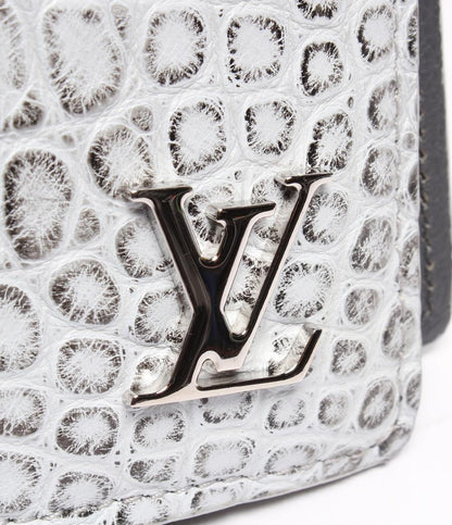 LOUIS VUITTON 二つ折り長財布  エキゾチックレザー クロコダイル ポルトフォイユ・ブラザ N83683 メンズ ルイ・ヴィトン