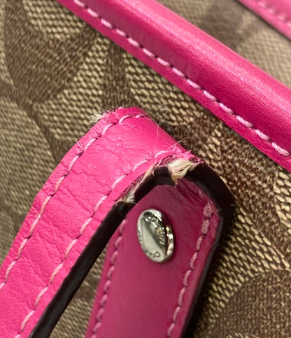 COACH トートバッグ ショルダーバッグ 肩掛け シグネチャー F58292 レディース コーチ