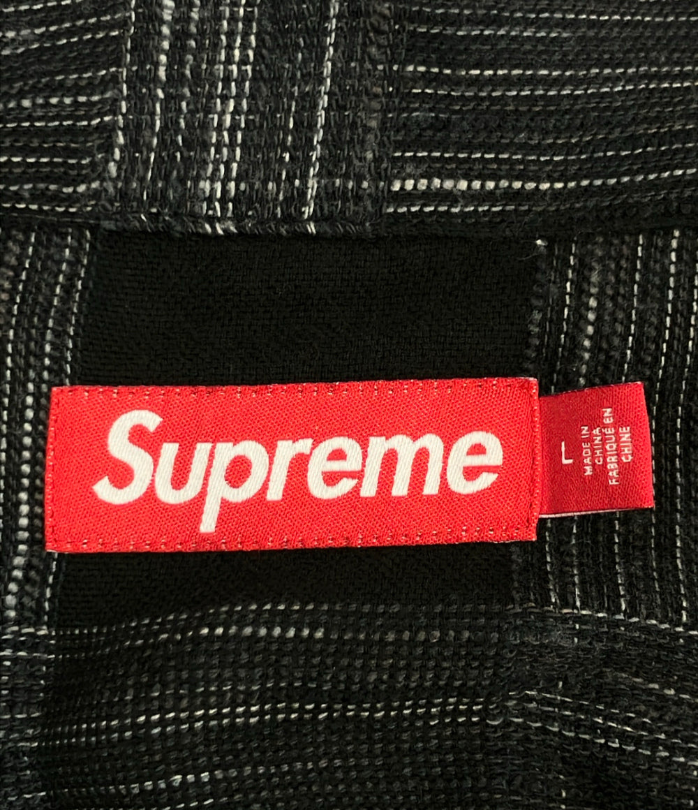 Supreme 長袖シャツ Woven Plaid Shirt メンズ SIZE L シュプリーム
