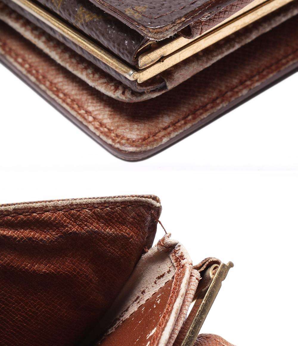 訳あり ルイ・ヴィトン 二つ折り財布 ポルトフォイユ ヴィエノワ モノグラム M61663 レディース LOUIS VUITTON