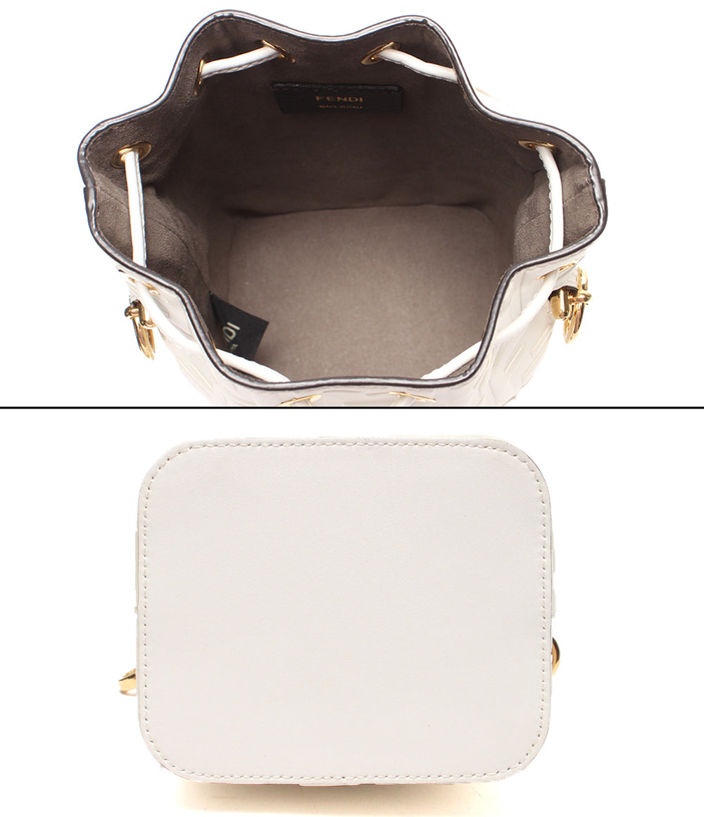 美品 FENDI 2WAYハンドバッグ ショルダーバッグ 肩掛け モン トレゾール 8BS010 レディース フェンディ