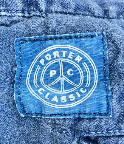 PORTER CLASSIC ハーフパンツ ボタンフライ メンズ SIZE M ポータークラシック