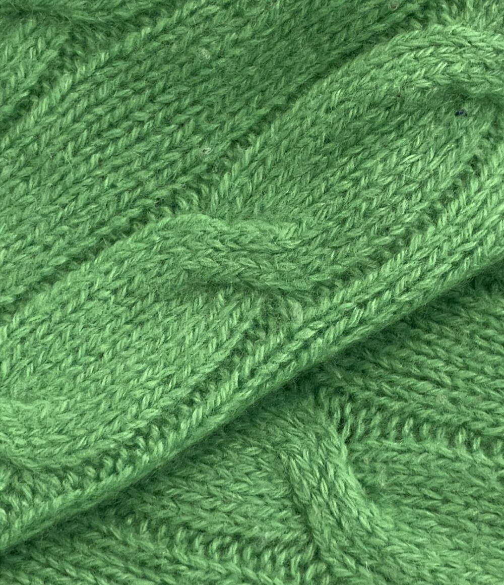 RALPH LAUREN PURPLE LABEL 長袖ニット カシミア100% ケーブル レディース SIZE S ラルフローレンパープルレーベル