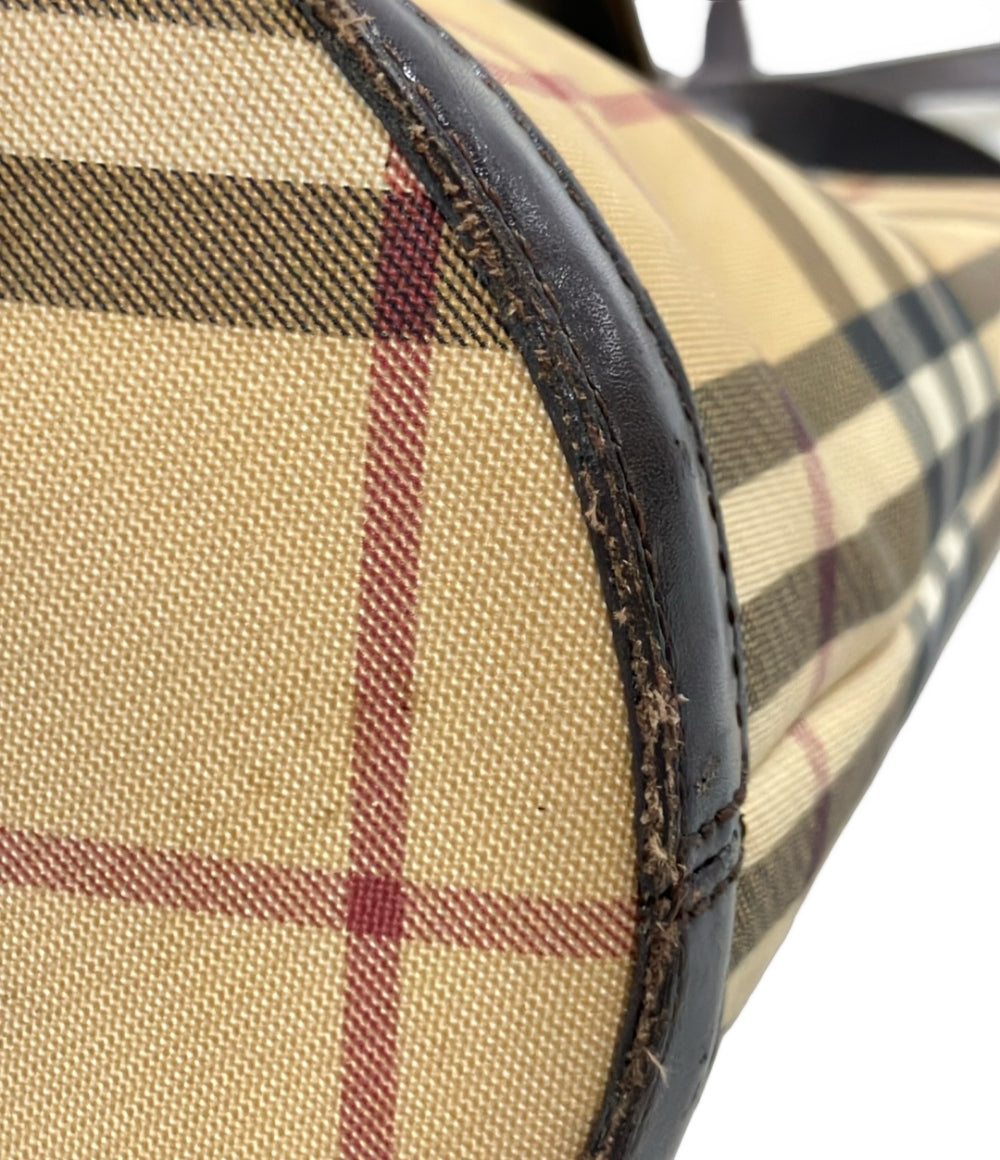 BURBERRY トートバッグ  ショルダーバッグ 肩掛け バケツ型 レディース バーバリー