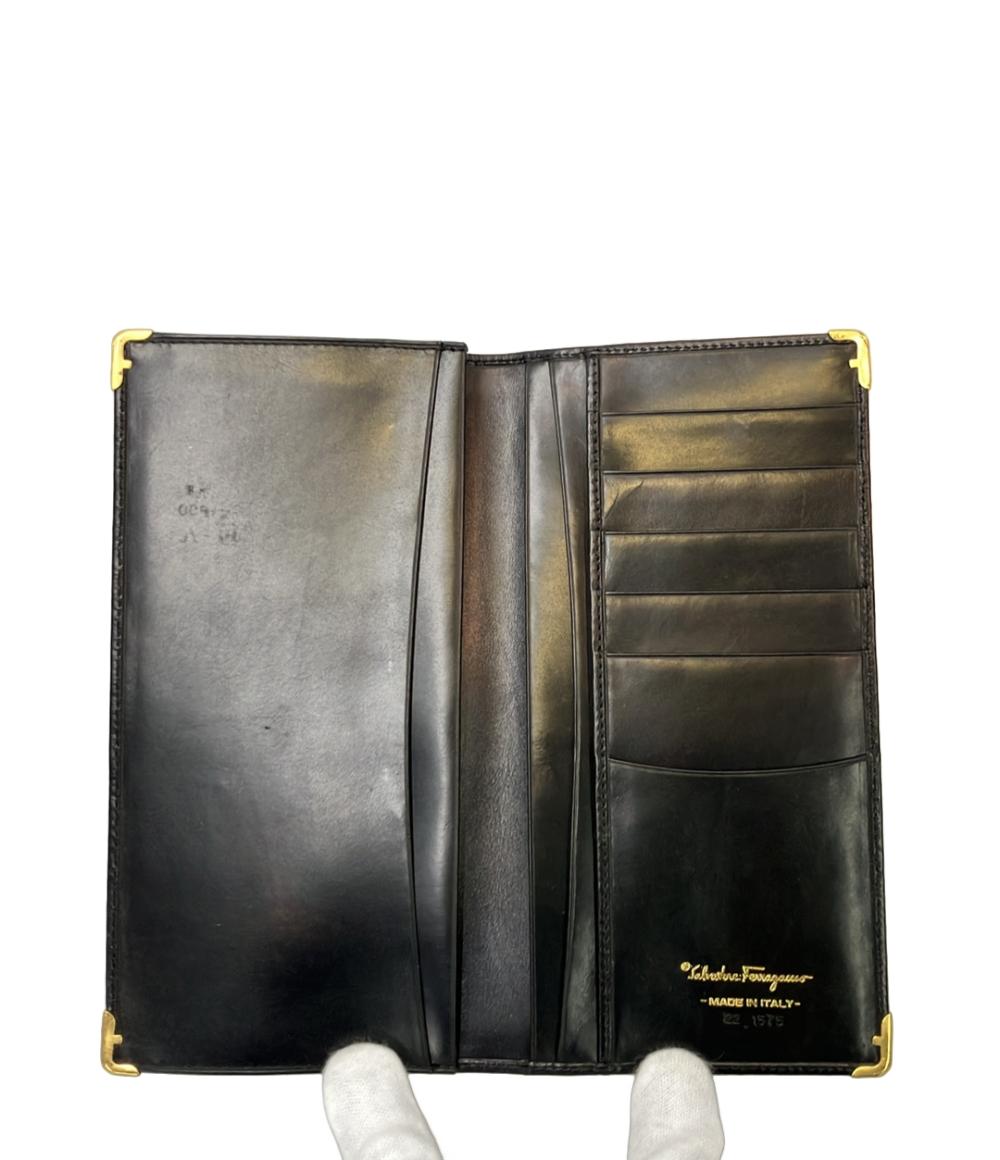 C480/保存箱付き Salvatore Ferragamo 長財布 ブラック C480/保存箱付き Salvatore Ferragamo 長財布 ブラック