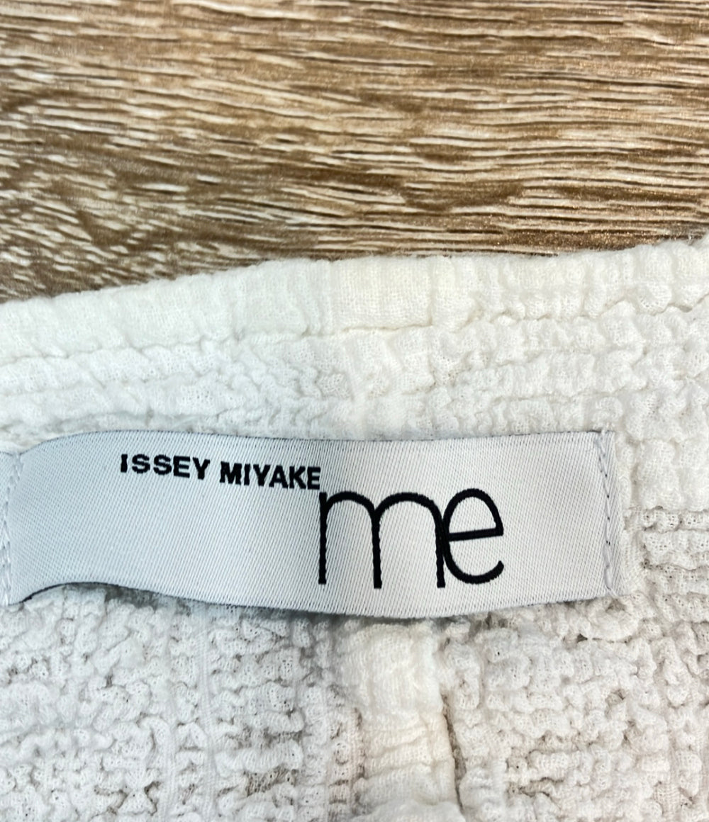 me ISSEY MIYAKE 長袖カーディガン ノーカラー CAULIFLOWER MI52FD221 レディース ミー イッセイミヤケ