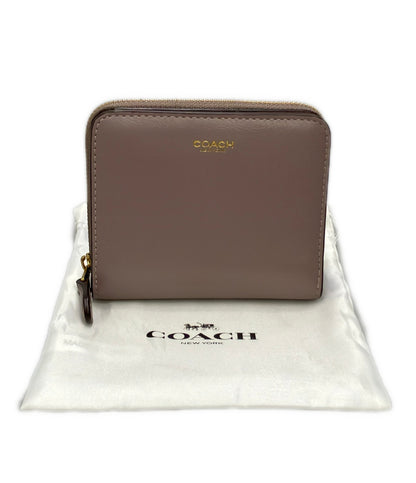 美品 COACH ラウンドファスナー二つ折り財布 CW564 レディース コーチ