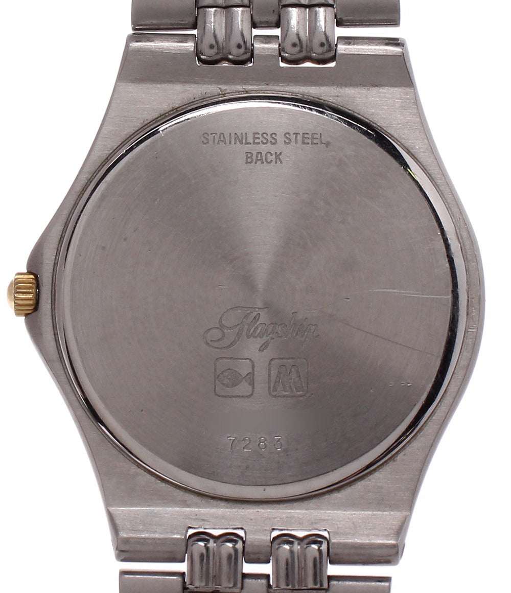 LONGINES 腕時計 フラッグシップ クオーツ ゴールド 7283 メンズ ロンジン