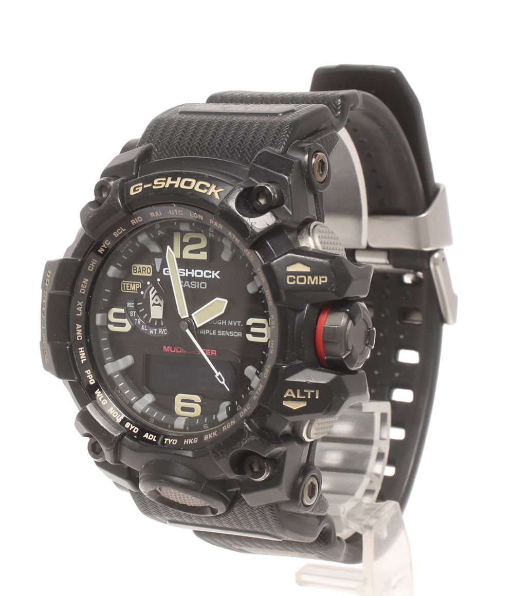 CASIO 腕時計 マッドマスター MUDMASTER G-SHOCK 電波ソーラー ソーラー ブラック GWG-1000 メンズ カシオ