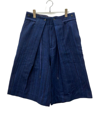 クオン ハーフパンツ Aizome Sashiko 3/4 Hakama Trousers 145PT033700 メンズ SIZE Large (L) KUON