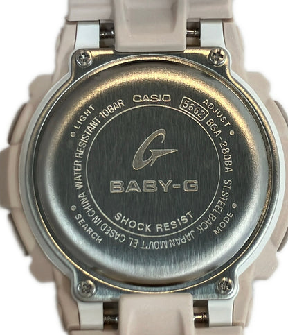 美品 CASIO 腕時計 Baby-G ソーラー BGA-280BA レディース カシオ