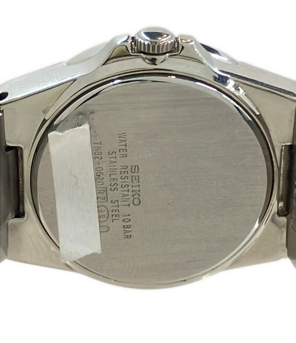 SEIKO 腕時計 lk ルキア クオーツ オレンジ 7N82-0620 レディース セイコー