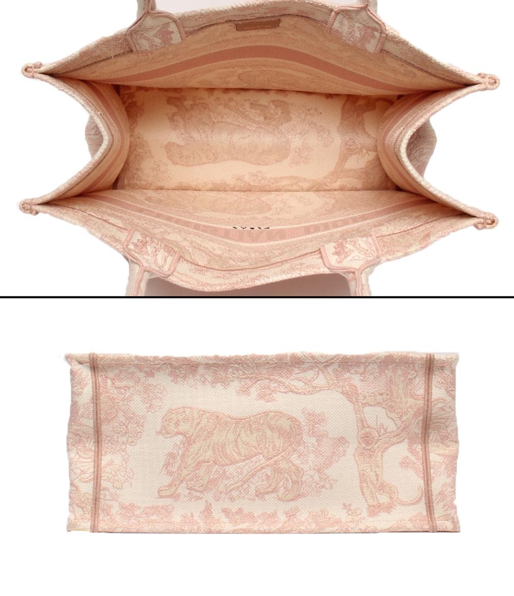 美品 クリスチャンディオール トートバッグ ブックトート トワル ドゥ