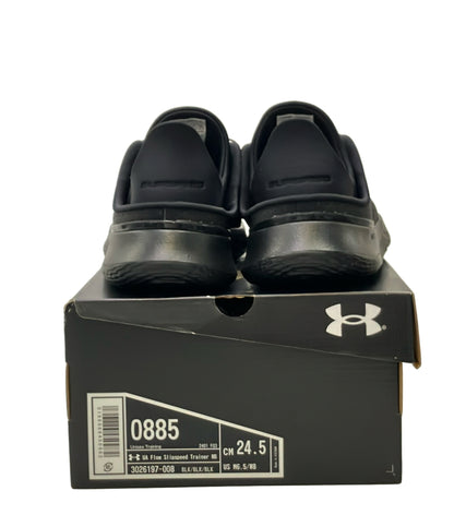 美品 UNDER ARMOUR ローカットスニーカー UA Flow Slipspeed Trainer 3026197-008 レディース SIZE 24.5 アンダーアーマー