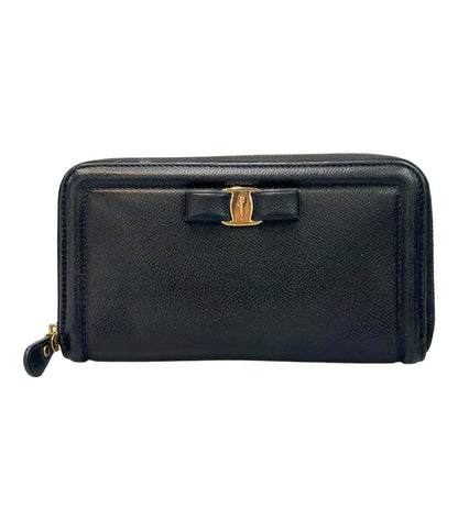 Salvatore Ferragamo ラウンドファスナー長財布 ヴァラ レディース サルヴァトーレフェラガモ
