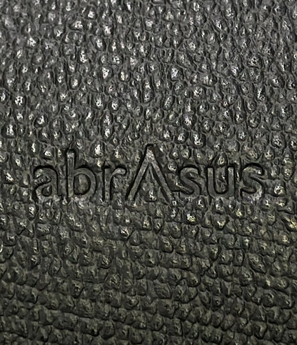 美品 abrAsus 二つ折り財布 メンズ アブラサス