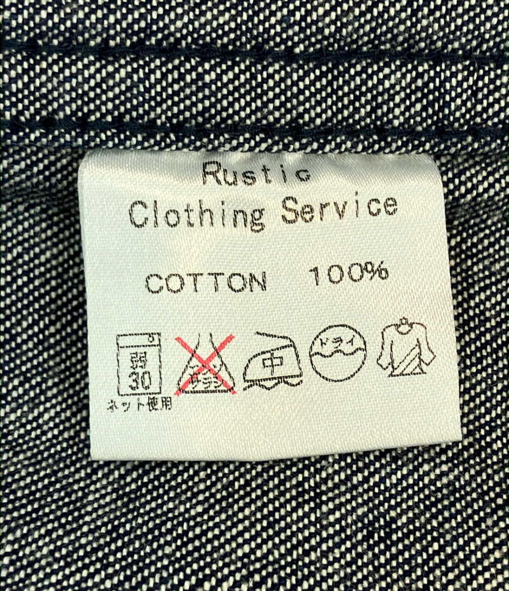 美品 Rustic Clothing Service 長袖シャツ デニム メンズ SIZE L ラスティック クロージング サービス